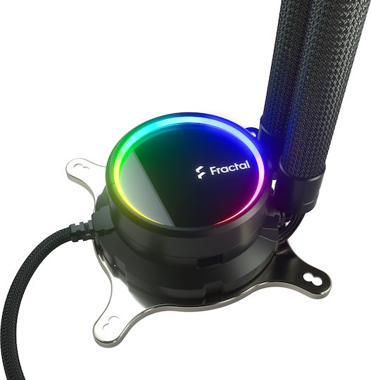 Fractal Design Celsius+ S28 Prisma Water Cooling System AIO CPU with 2 140mm Fans and ARGB Lighting