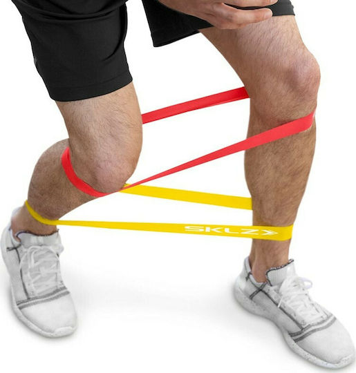 SKLZ Mini Ελαστικοί Ιμάντες Γυμναστικής Σετ 2τμχ Πολύχρωμοι
