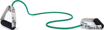 Thera-Band Gymtube Resistance Band Hard with Handles Green 1.40m