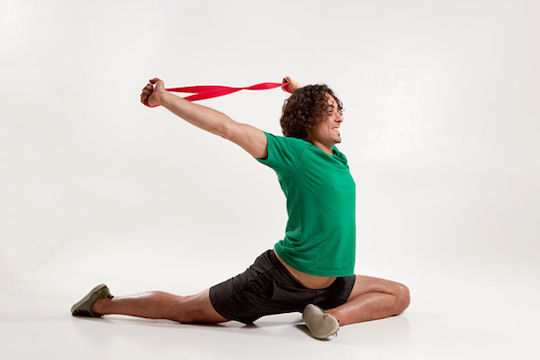 FlexVit Chain Bandă de rezistență pentru exerciții Bucla Roșu