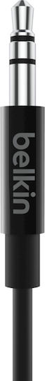 Belkin USB 2.0 Cable USB-C male - 3.5mm Μαύρο 0.9m F7U079bt03-BLK