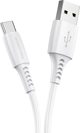Borofone BX40 USB 2.0 Cable USB-C male - USB-A Πολύχρωμο 1m 30τμχ