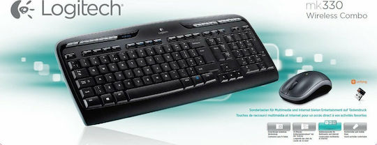 Logitech Wireless Combo MK330 Keyboard & Mouse Set English US