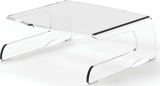 Fellowes Clarity Επιτραπέζια Βάση Οθόνης Ασημί