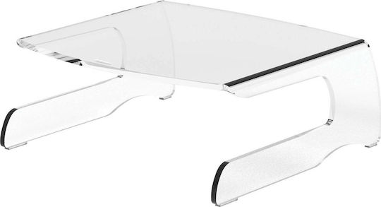 Fellowes Clarity Επιτραπέζια Βάση Οθόνης Ασημί