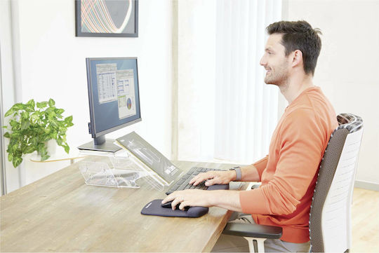 Fellowes Clarity Βάση Γραφείου Οθόνης Διάφανη