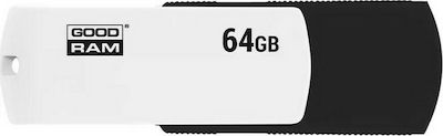 GoodRAM UCO2 64GB USB 2.0 Stick Λευκό