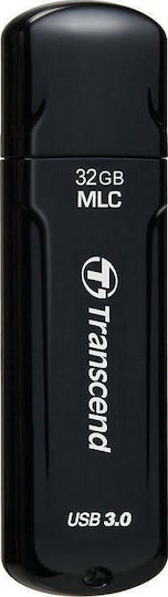 Transcend JetFlash 750 32GB USB 3.0 Stick Μαύρο