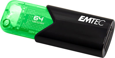 Emtec Click Easy 64GB USB 3.2 Stick Verde