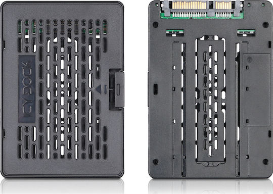 Icy Dock EZConvert Πλαίσιο Για Σκληρούς Δίσκους ICY Dock M.2 SATA SSD to 2,5" Sata SSD Μαύρο MB703M2P-B