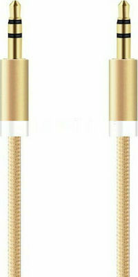 iNOS 3.5mm male - 3.5mm male Cable Gold 1m (N24449)