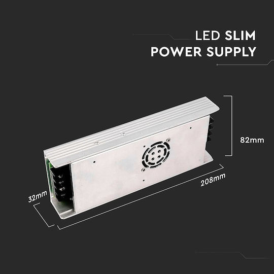 V-TAC Dimmable Τροφοδοτικό LED IP20 Ισχύος 350W με Τάση Εξόδου 12V