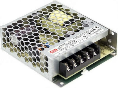 IP20 LED Power Supply 50W 5V Mean Well