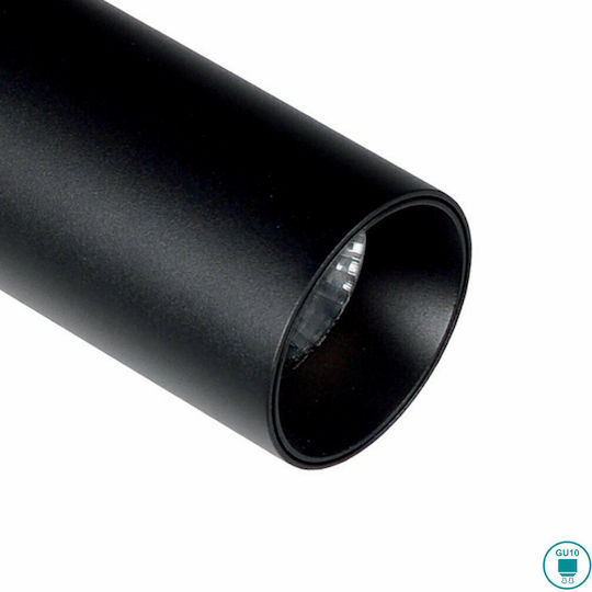 Viokef Single Spot with Socket GU10 in Black Color