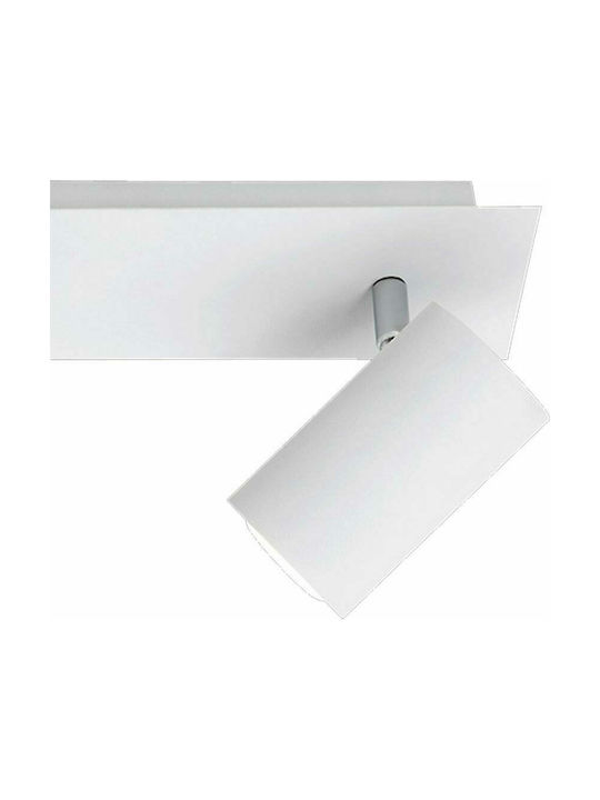 Trio Lighting Marley Double Spot with Socket GU10 in White Color