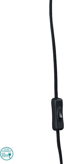 Trio Lighting Edward Single Spot with Socket E14 in Black Color