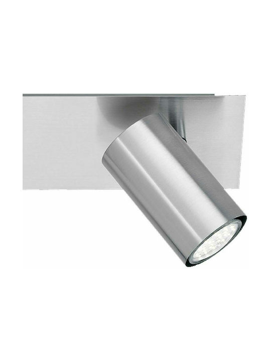 Trio Lighting Marley Double Spot with Socket GU10 in Silver Color