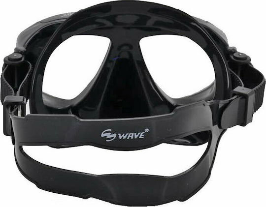 M1320 Black Silicone Diving Mask