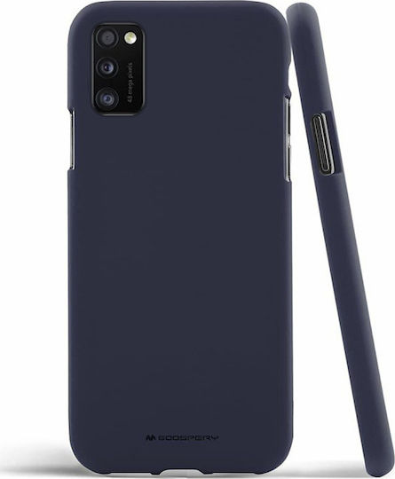 Mercury Soft Feeling Задна корица Силикон Син (Galaxy A41)