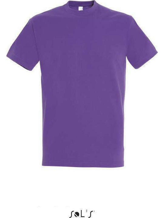 Sol's Ανδρικό Διαφημιστικό T-shirt Κοντομάνικο σε Χρώμα