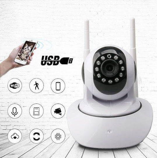 Timeless Tools HOP1000774 IP Surveillance Camera Wi-Fi HD 720P with Two-Way Communication