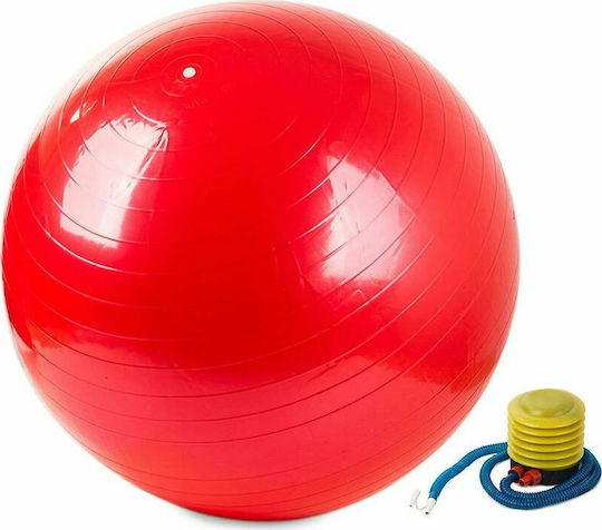 Μπάλα Pilates 65cm σε Κόκκινο Χρώμα