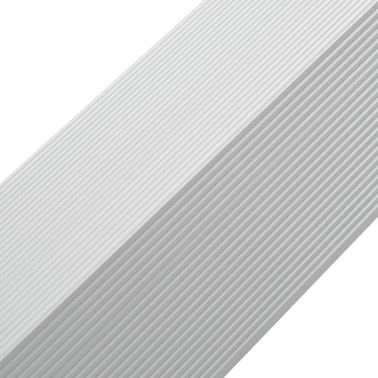 vidaXL Deck Ecke für Gartenboden aus Aluminium 170x5.5cm 5Stück 170cm