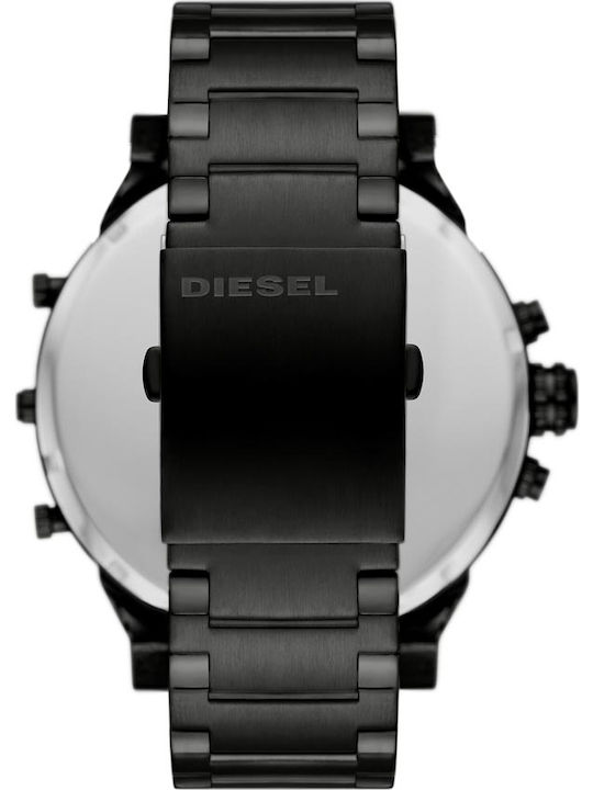 Diesel Mr. Daddy 2.0 Men's Watch Chronograph Battery with Black Metal Bracelet