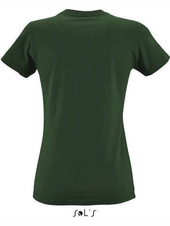 Sol's Imperial Women's Short Sleeve Promotional T-Shirt Bottle Green