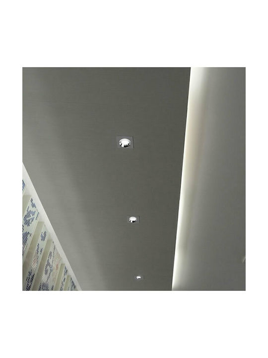 V-TAC Square Plaster Frame for Spot GU10 Copper 10x10cm. 1pcs