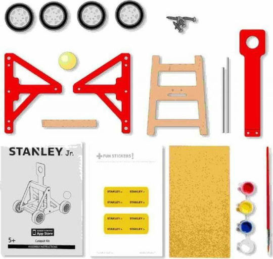 Stanley Jr Toys Wooden Construction Toy Catapult for Children 5+ years+ Years