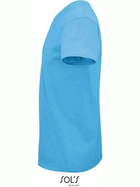 Sol's Crusader Men's Short Sleeve Promotional T-Shirt Aqua