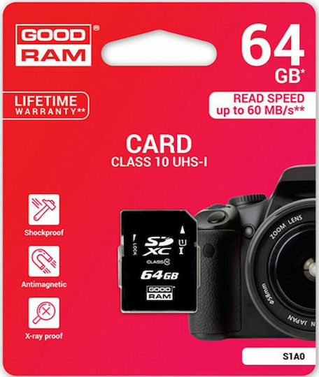 GoodRAM S1A0 Carduri De Memorie SDXC 64GB U1 UHS-I 20MB/s