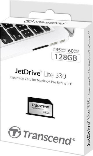 Transcend Lite 330 Флаш Карта 128GB 95MB/s