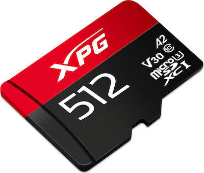 Adata XPG microSDXC 512GB Class 10 U3 V30 A2 UHS-I