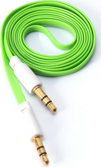 DeDeTech 3,5mm Klinkenkabel 3,5mm Stecker - 3,5mm Stecker Mehrfarbig 1m 18235
