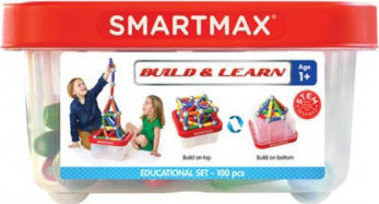 Smartmax Magnetisches Bau- und Konstruktionsspielzeug Build & Learn für Kinder ab 3 Jahren