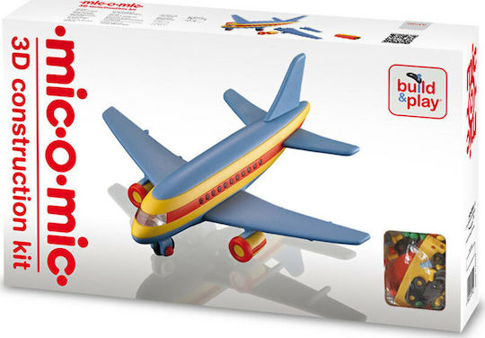 Mic O Mic Plastic Construction Toy Plane