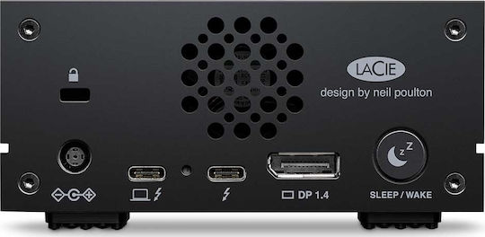 Lacie 1big Dock Thunderbolt 3 / USB-C Εξωτερικός HDD 4TB Multi-Bay Μαύρο