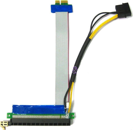 PCIe x1 - x16 mit Molex Riser-Karte für Vertikale Montage