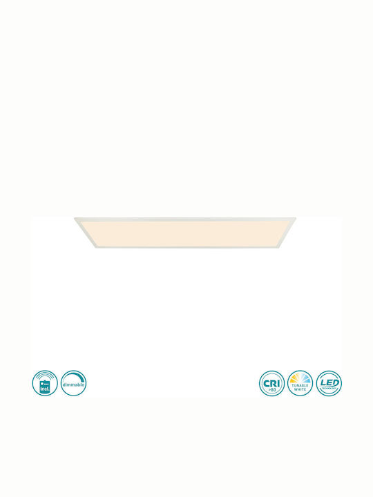 Globo Lighting Rosi Parallelogramm Vertieft LED Panel 40W