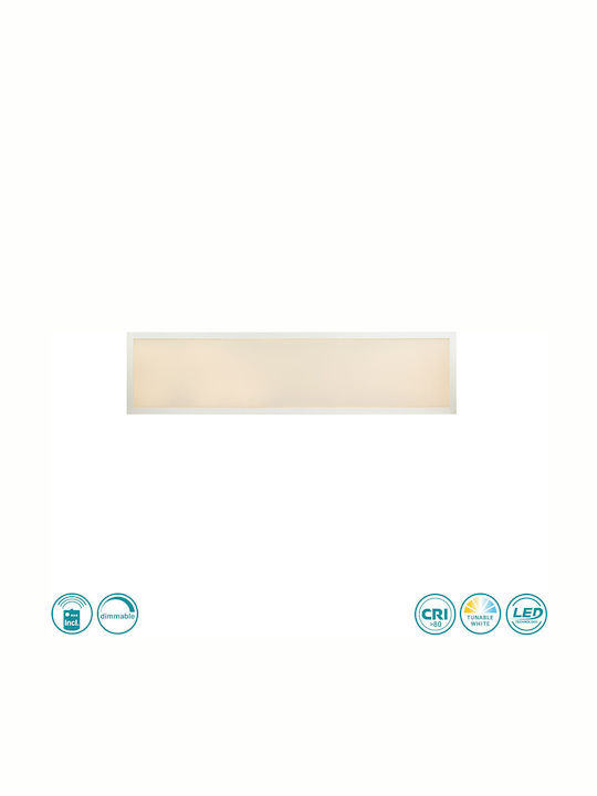 Globo Lighting Rosi Parallelogramm Vertieft LED Panel 40W