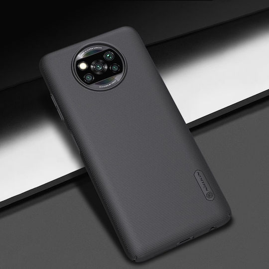 Nillkin Super Frosted Shield Back Cover Πλαστικό Μαύρο (Poco X3 NFC / X3 Pro)