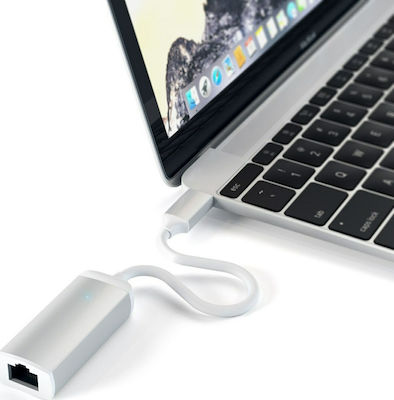 Satechi ST-TCENS USB-C Network Adapter for Wired Connection Gigabit Ethernet