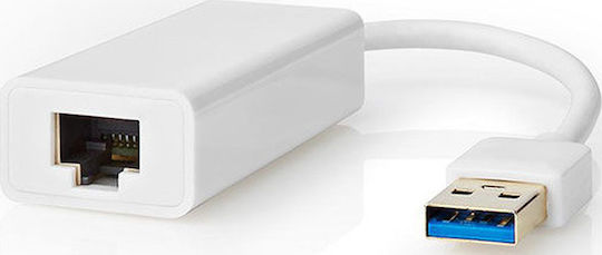 Nedis CCGB61950WT02 Αντάπτορας Δικτύου USB με Ενσύρματη Σύνδεση Gigabit Ethernet