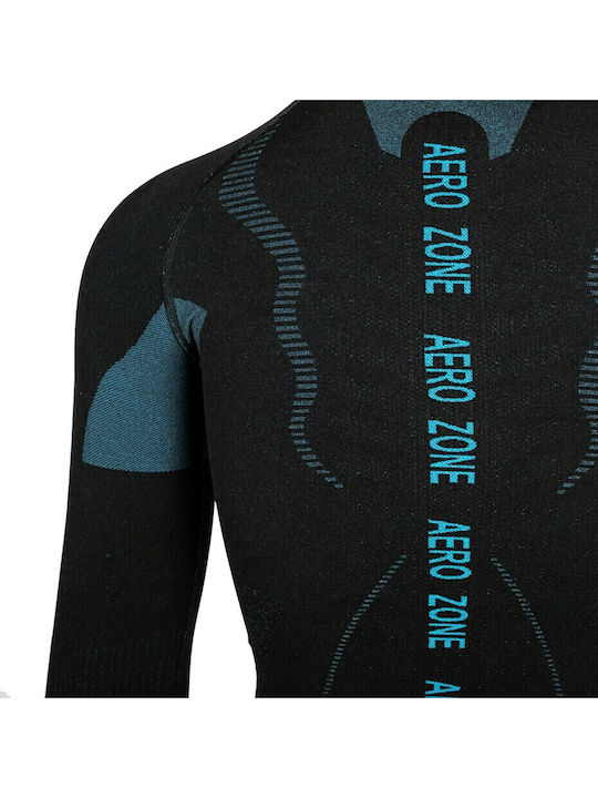 Alpinus Tactical Base Layer Ισοθερμική Μπλούζα Μαύρη