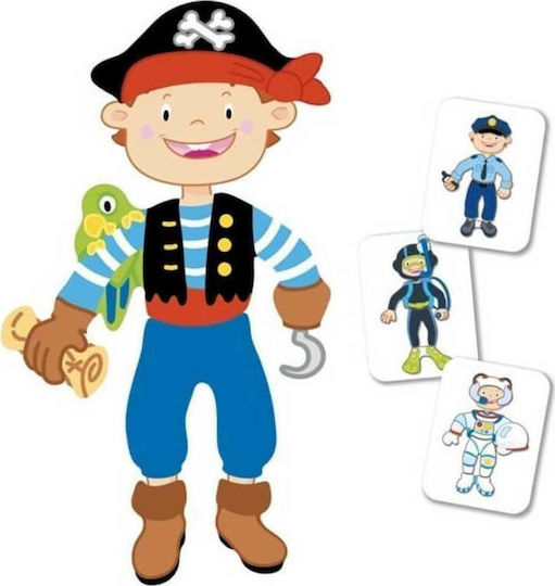 Goki Jucărie Magnetică De Construcție Dress-Up Baiat Pentru Copii 3+ Ani