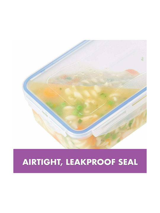 Lock&Lock Microwave Plastic Lunch Box Blue 800ml