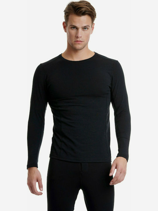 Walk W2980 Herren Thermo Langarmshirt Schwarz