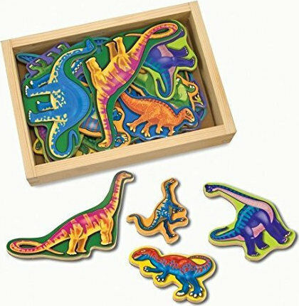 Melissa & Doug Magnetic Construction Toy Dinosaurs Multicolored for Children 2+ Years